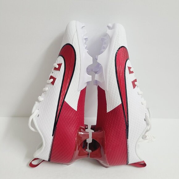 NEW Nike Vapor Edge Speed 2 Football Cleats FN7764-113 Size 12 White Red - Picture 4 of 7
